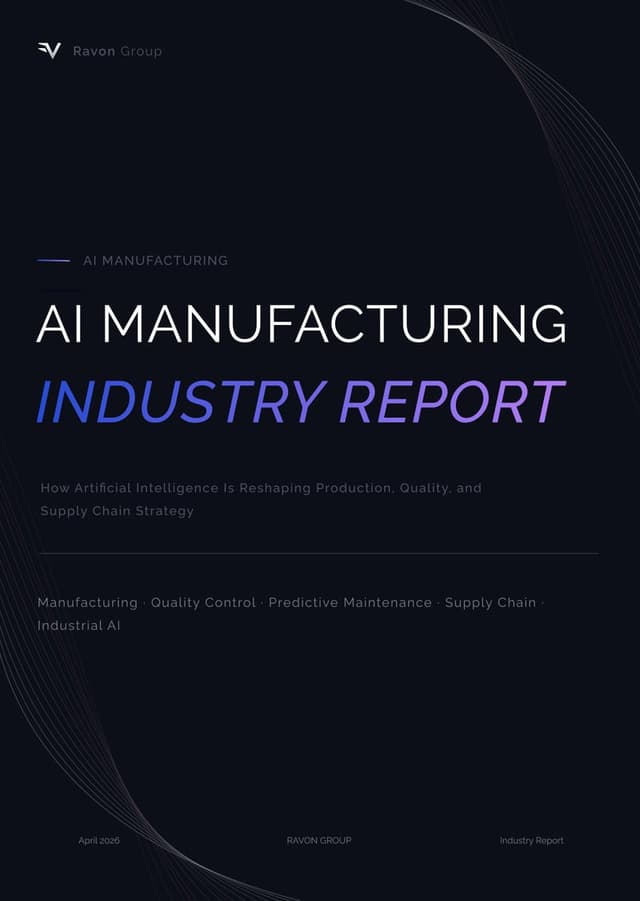 AI Manufacturing Industry Report 2026